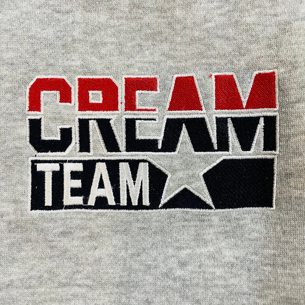 Kids Cream Team Sweatpants Joggers In Heather Grey