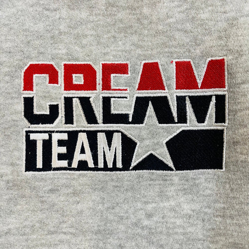 Kids Cream Team Sweatpants Joggers In Heather Grey
