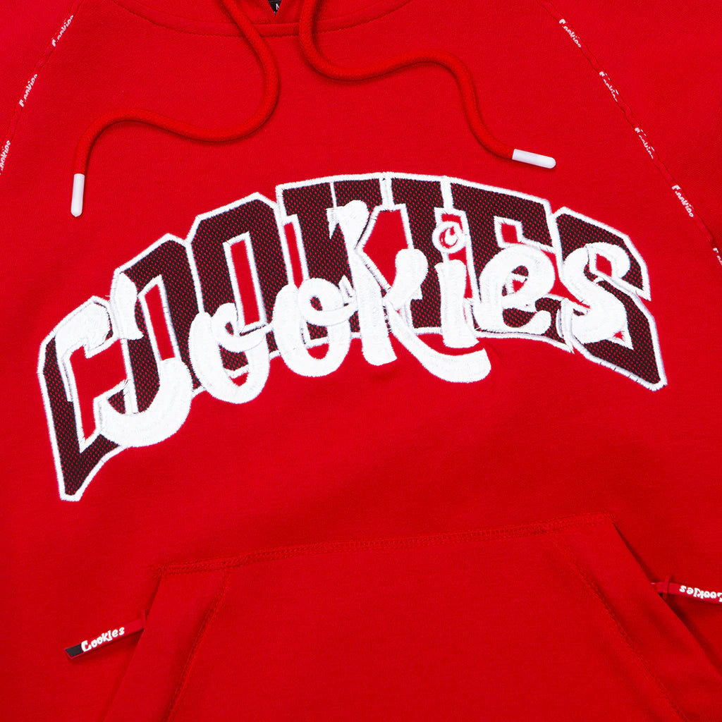 Loud Pack Cotton Interlock Pullover Hoodie In Red