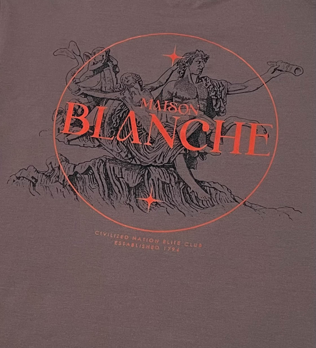 Maison Blanche Angel Tee In Hot Coco