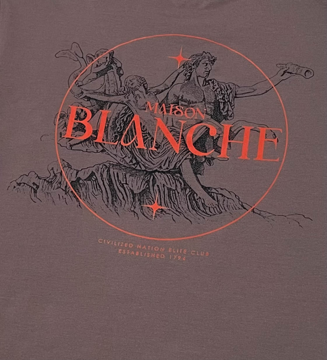 Maison Blanche Angel Tee In Hot Coco