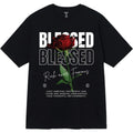 Men's Blessed Rose Tee In Black