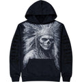 Black Pike 'Saint Skull' Tapestry Hoodie (Black) FB2554