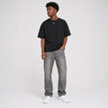 Men's Relax fit washed denim in Grey
