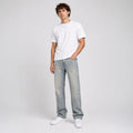 Men's Relax fit washed denim in Sand