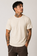 Men's Natural Tee Essential 100% Soft Spun Cotton