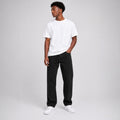 Men's Relax fit washed denim in Jet Black