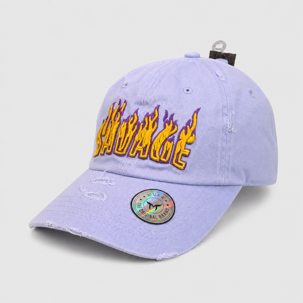 Fire Savage Dad Hat in Lavender