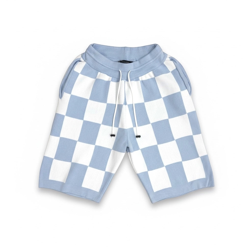 Men's 'Knited' Shorts Blue/White