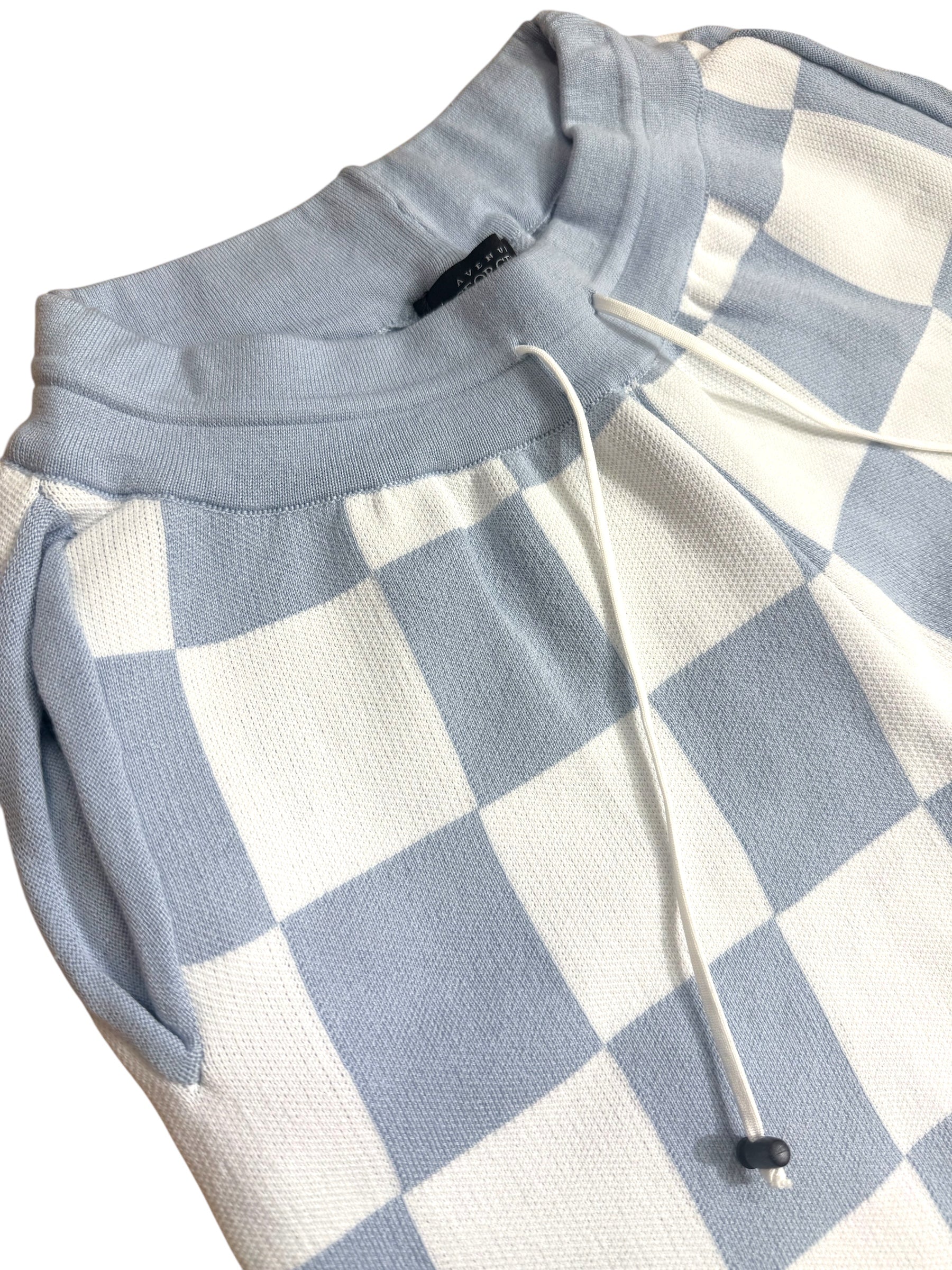Men's 'Knited' Shorts Blue/White