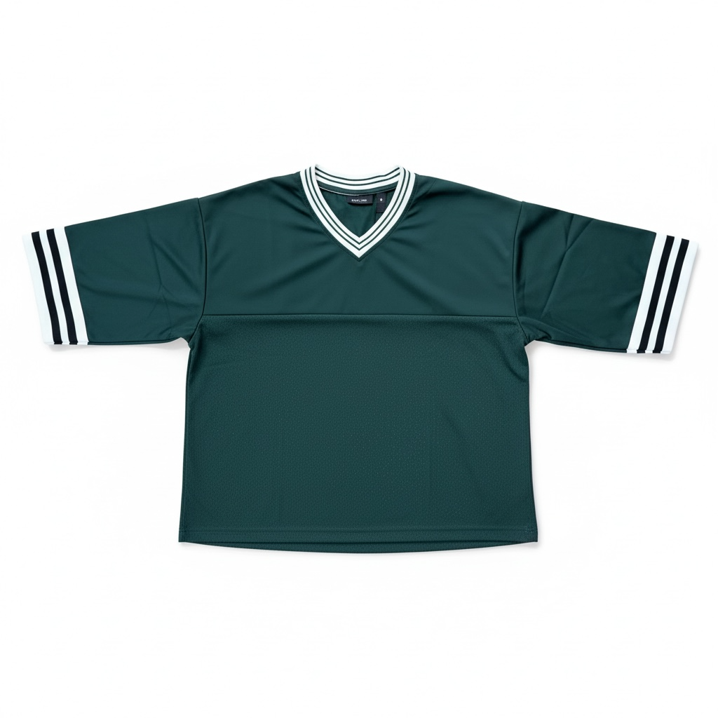 Men's Hockey Cropped Jersey in Forest Green