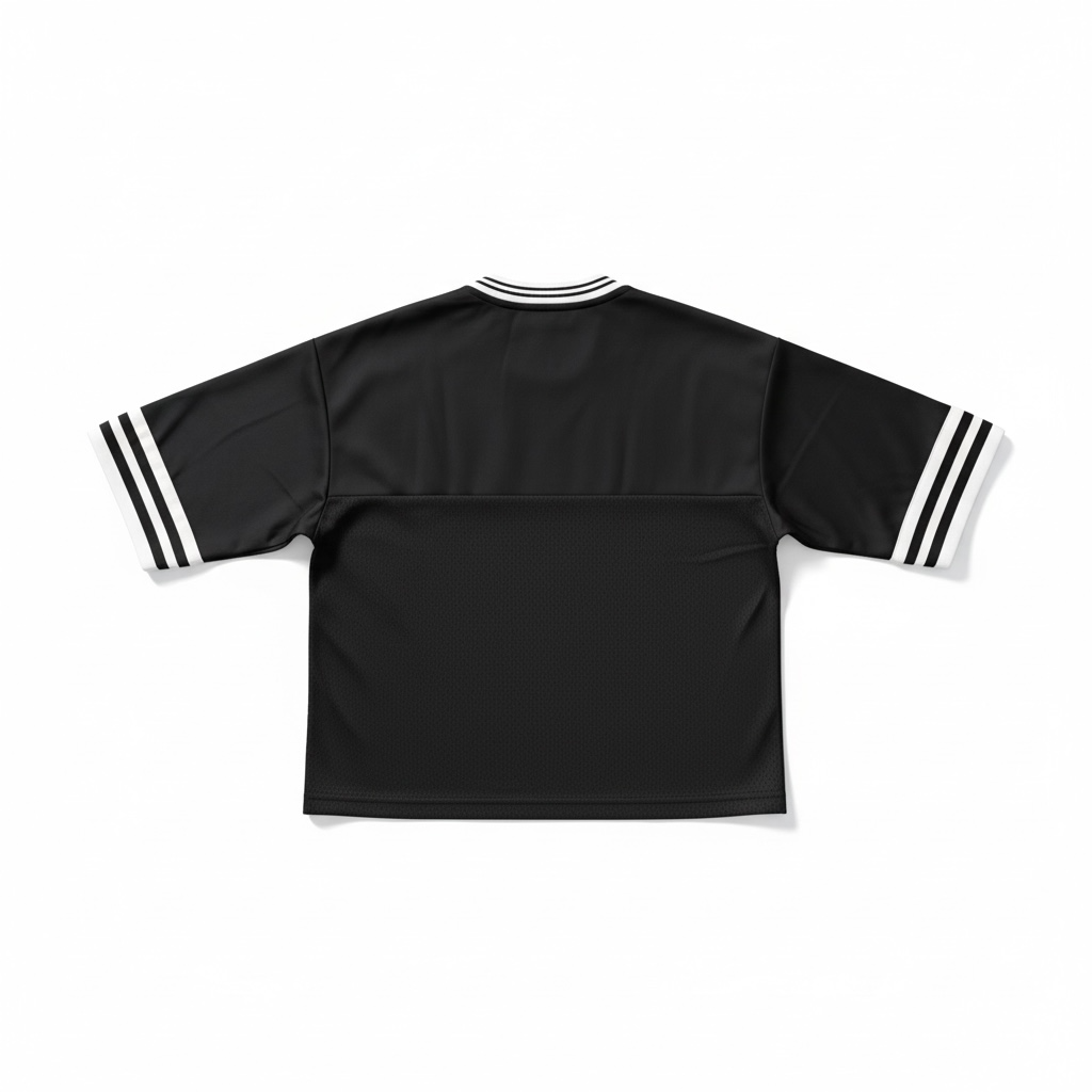 Men's Hockey Cropped Jersey in Black