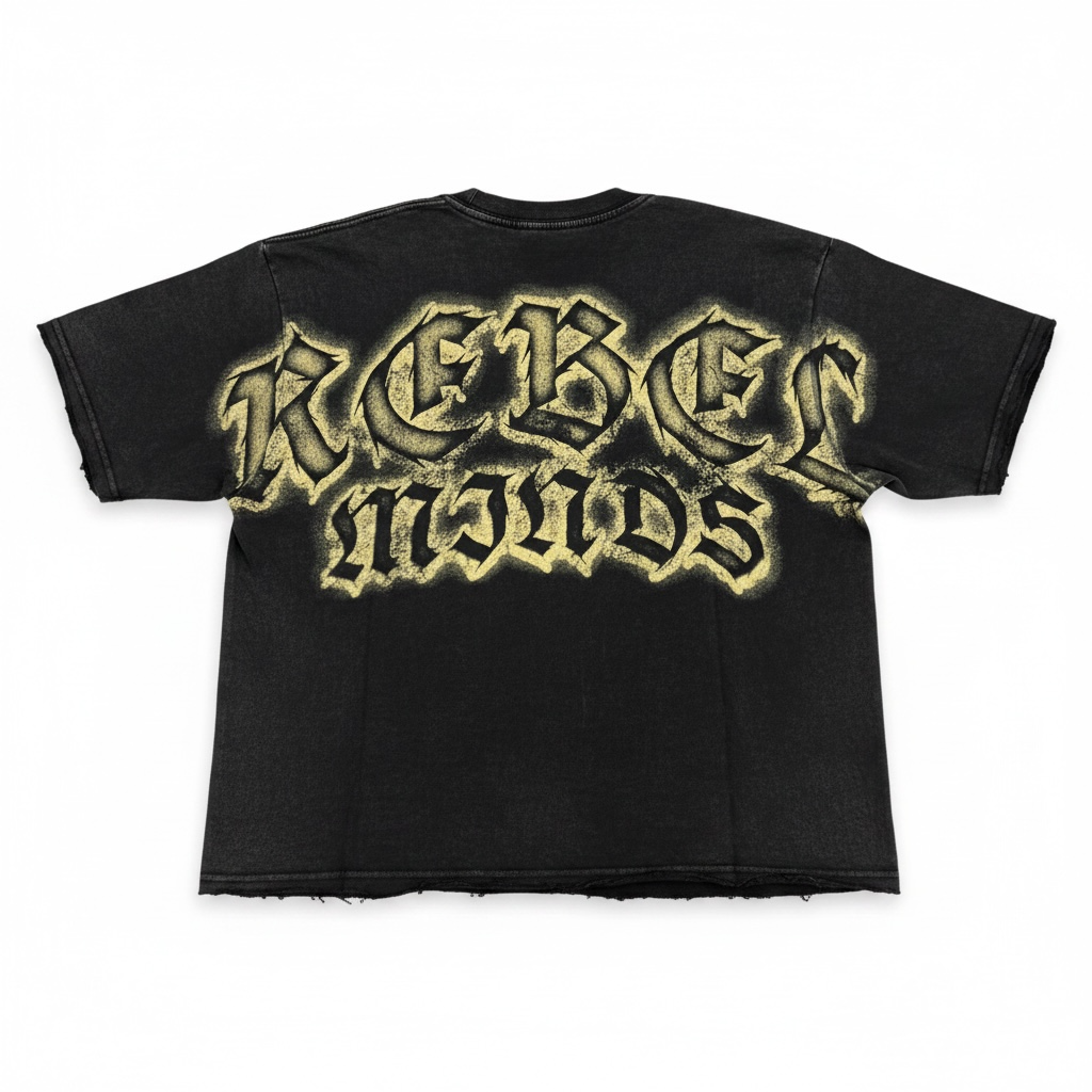 Men's Set You Free' Cropped T-Shirt In Black