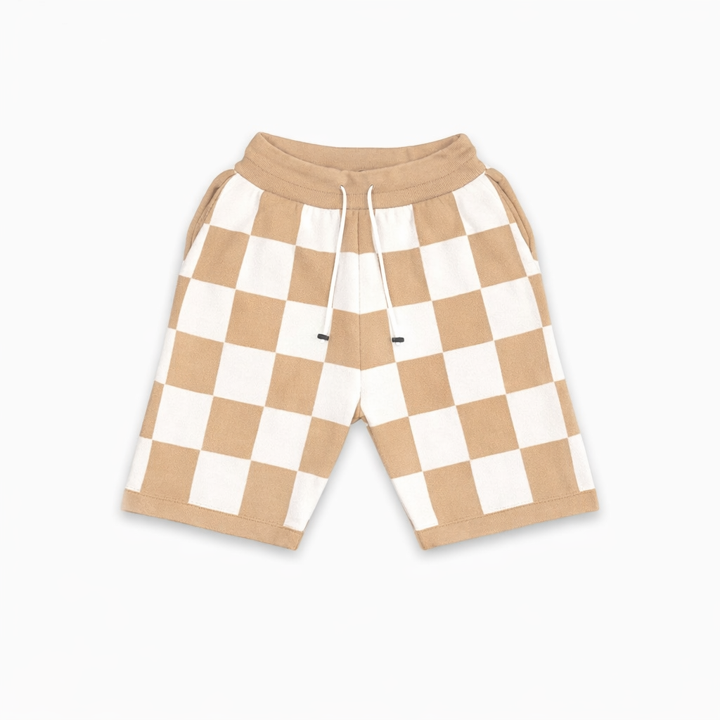 Men's 'Knited' Shorts Beige/White GV2901