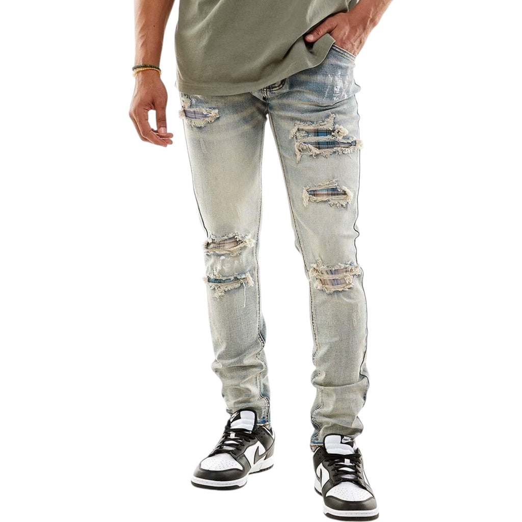 Mens Skinny Jeans Slim Fit 