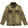 Kids Vintage-style denim jacket with worn-out look Kids Clothing Kids Streetwear