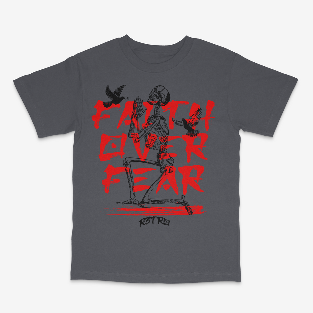 R3tro World Faith Over Fear Tee