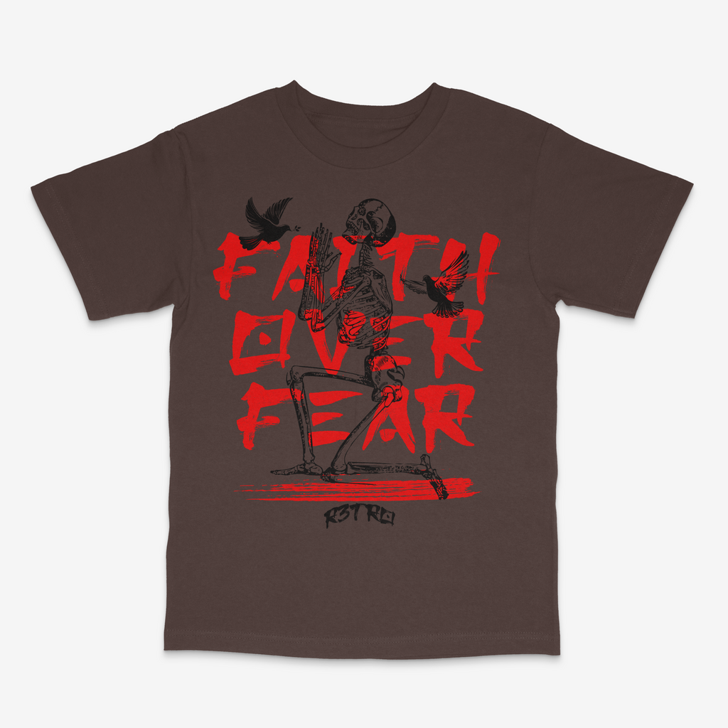 R3tro World Faith Over Fear Tee