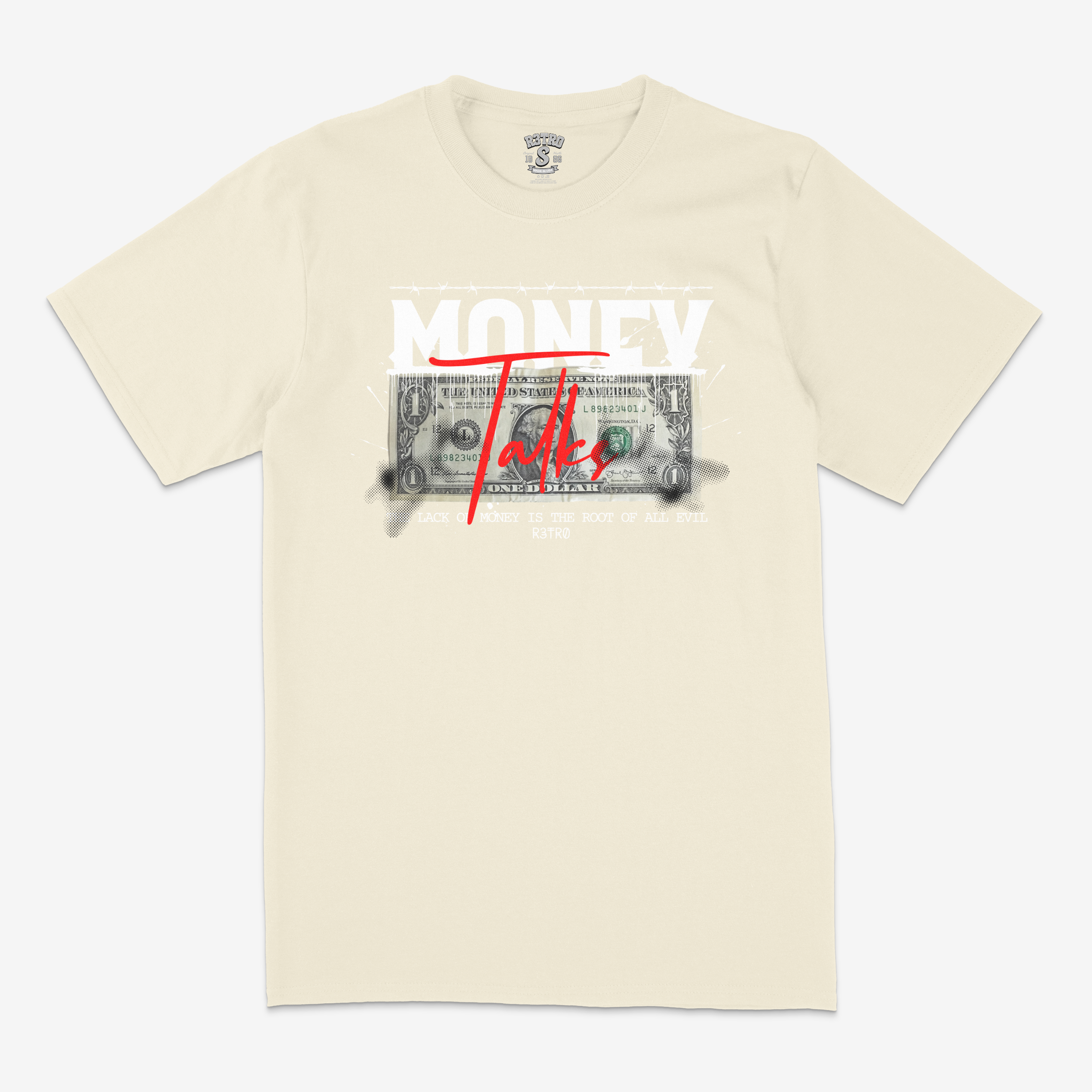 R3tro World Money Talks Tee