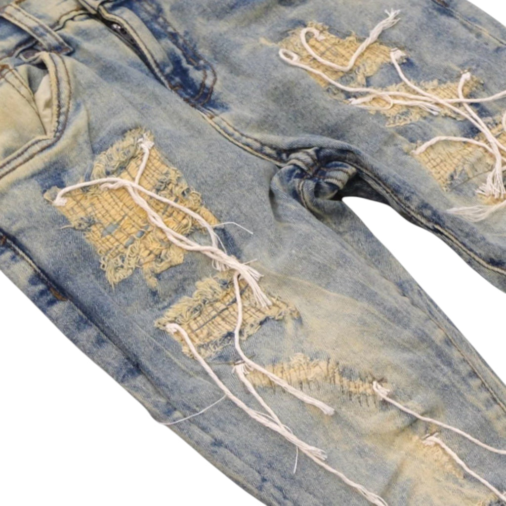 Kids Slim Fit Annihilator Strings Denim In Ice Tint