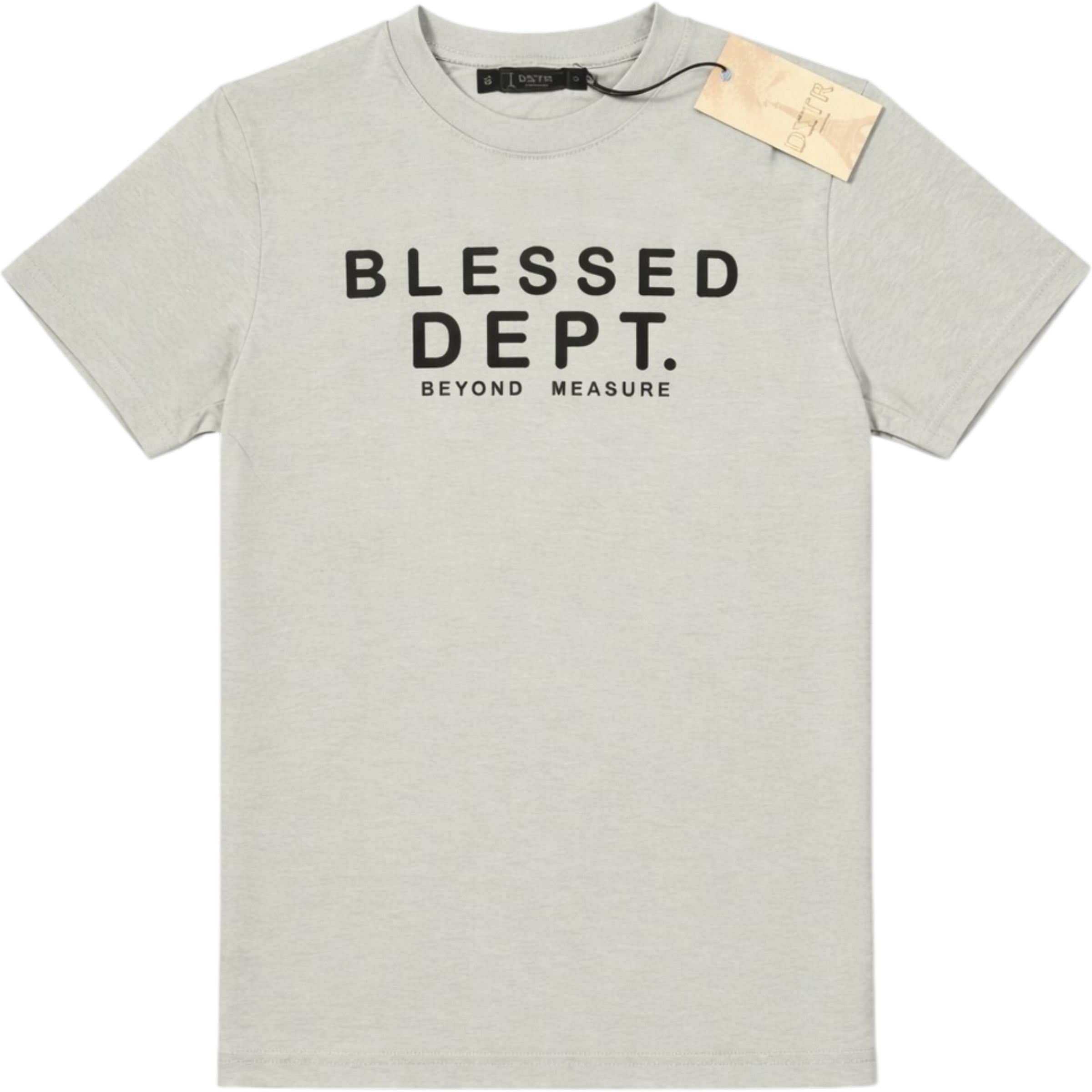Kids Blessed Dept Tee In Grey