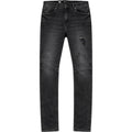Men's Slim Fit Basic Stretch Denim In Black Ash