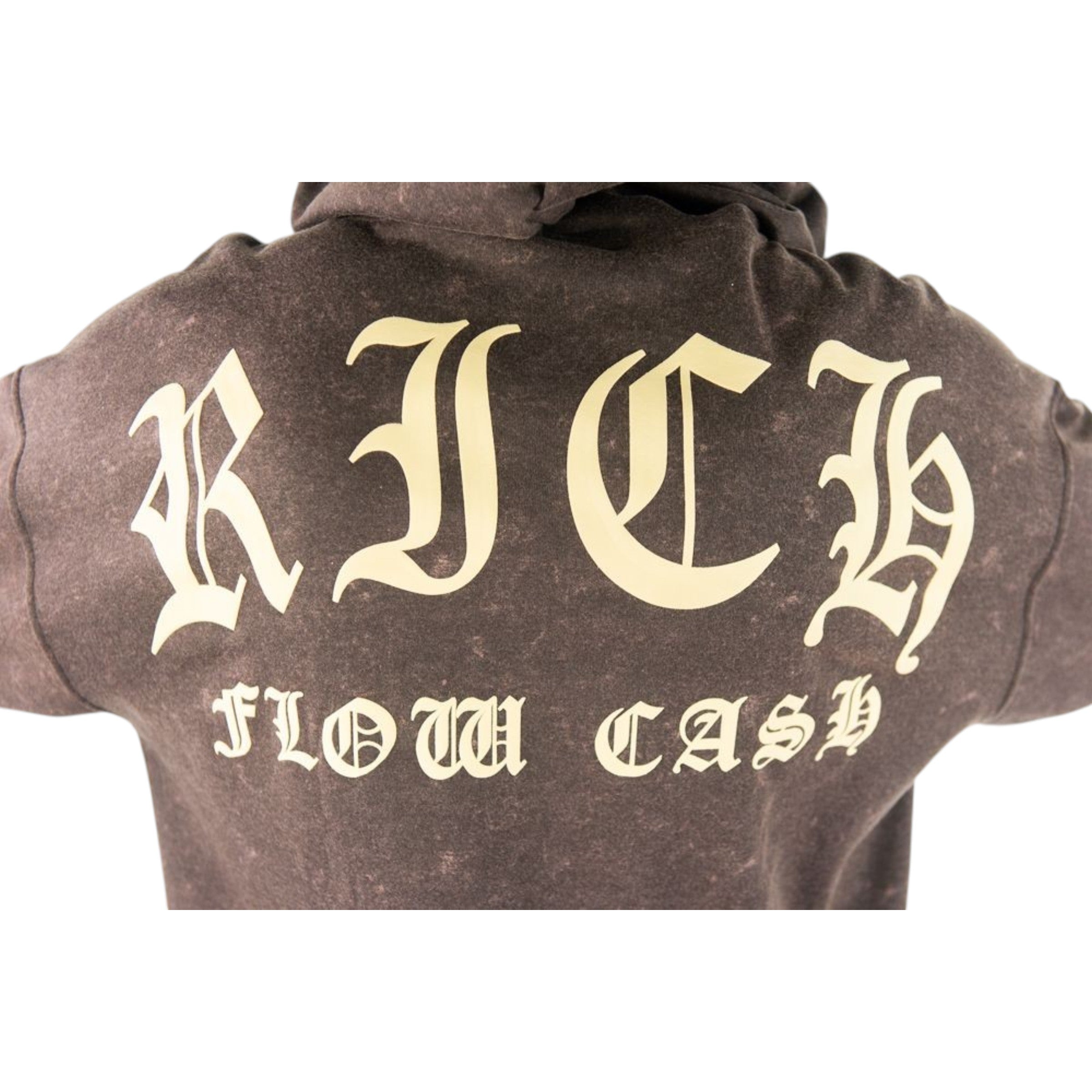 Men's Cash Flow Hoodie In Rust Brown