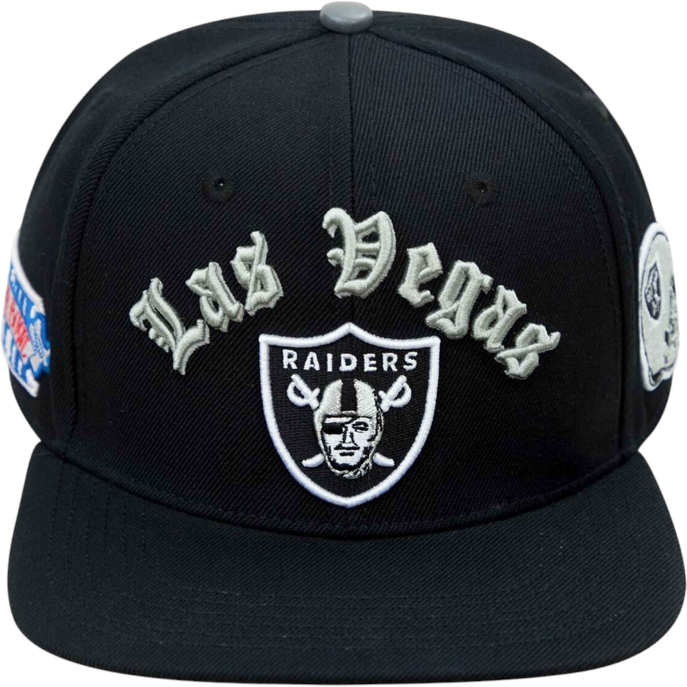 Las Vegas Raiders Old English Snapback In Black