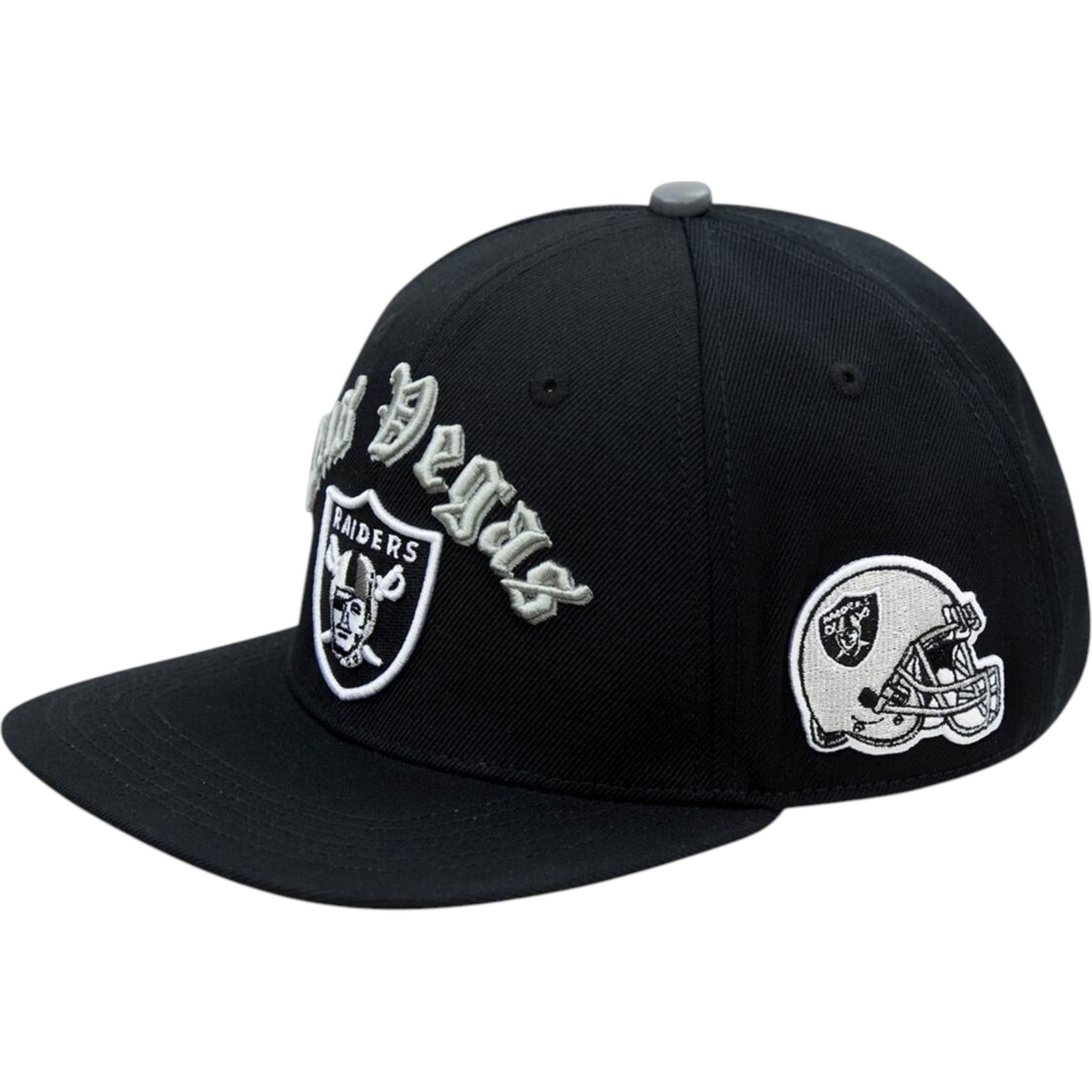 Las Vegas Raiders Old English Snapback In Black