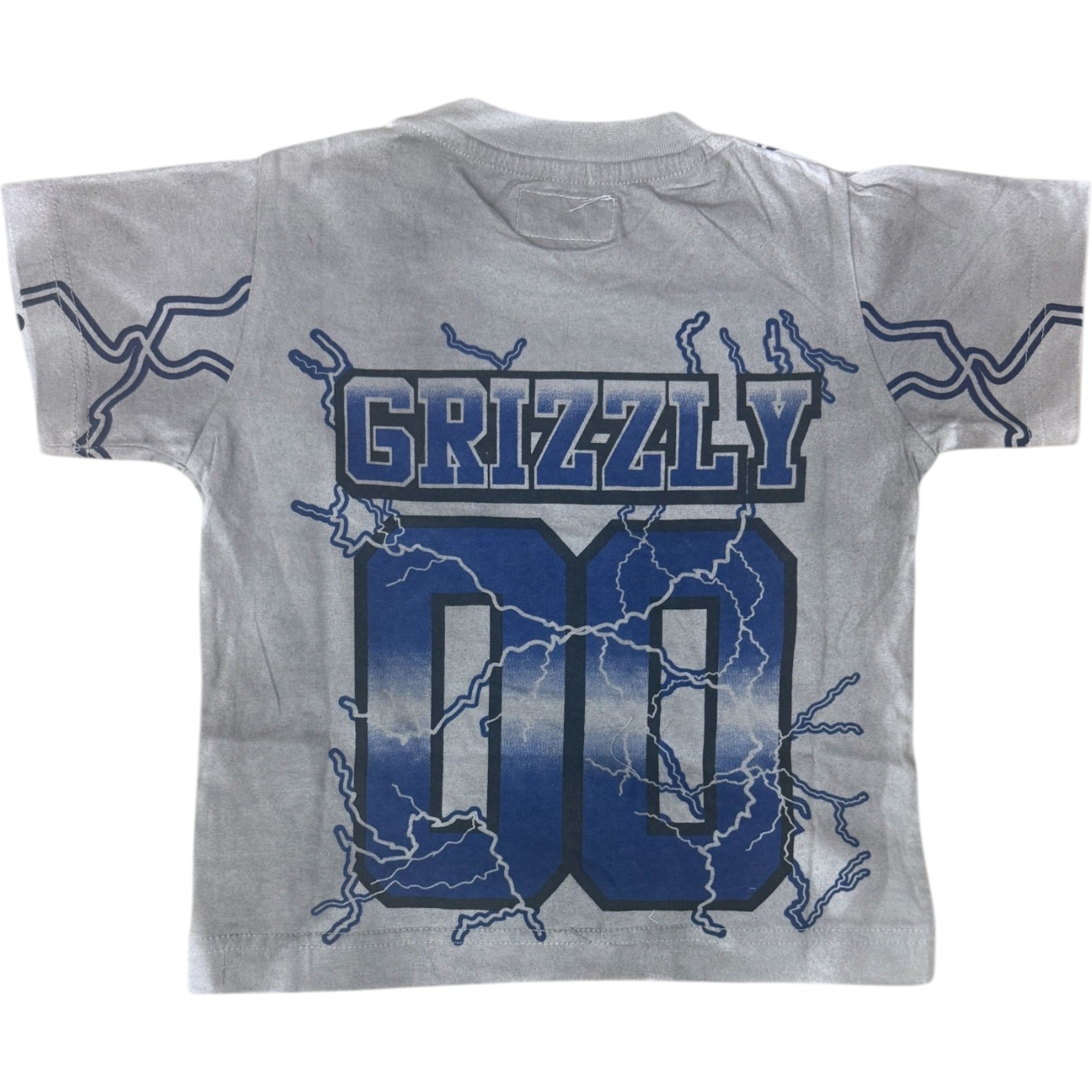 Kids Grizzly Rhinestone Jersey Tee In Grey