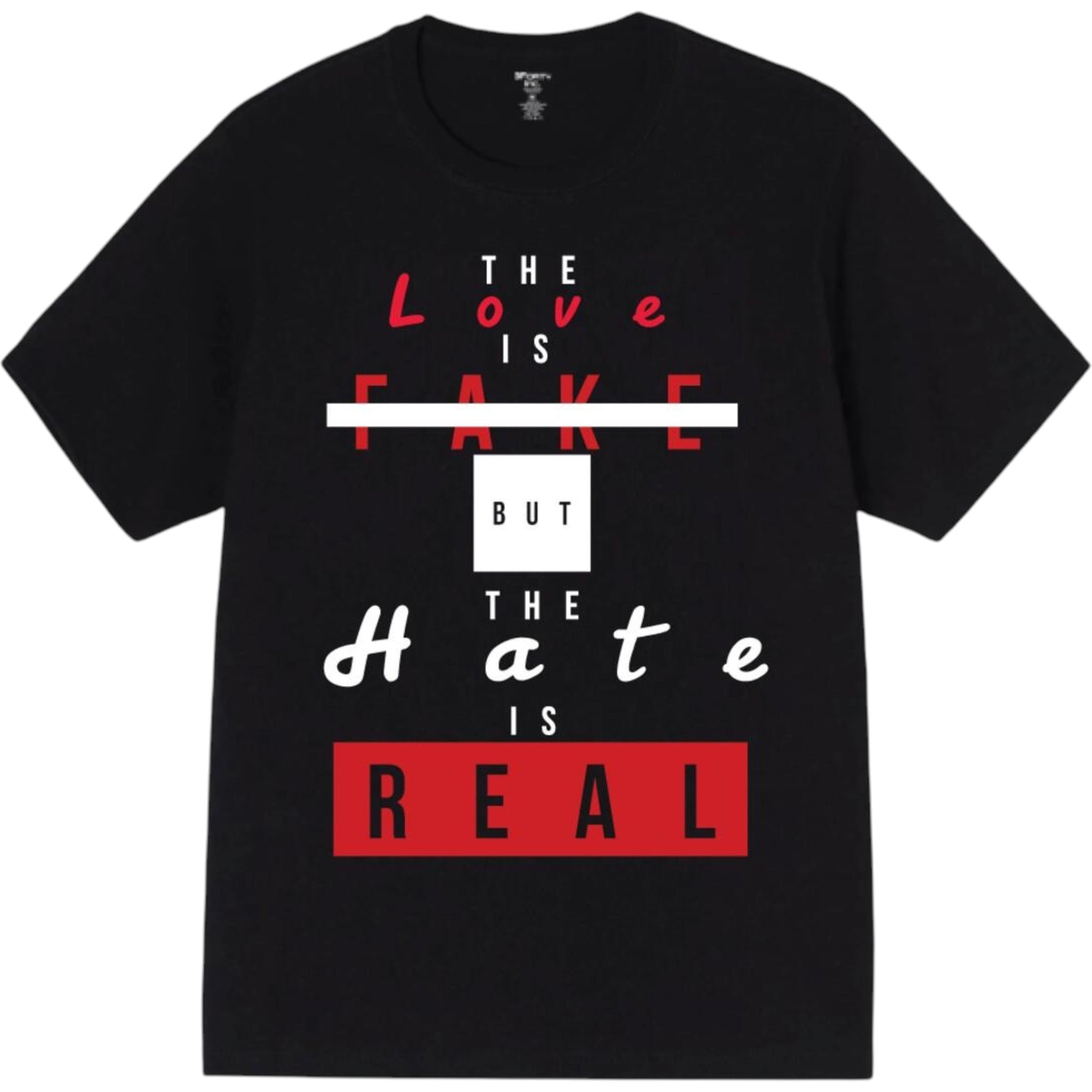 Men's The Hate is Real Tee In Black