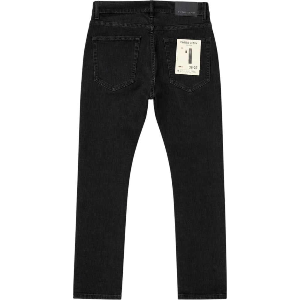 Men's Slim Fit Crystalized Distressed Denim In Black