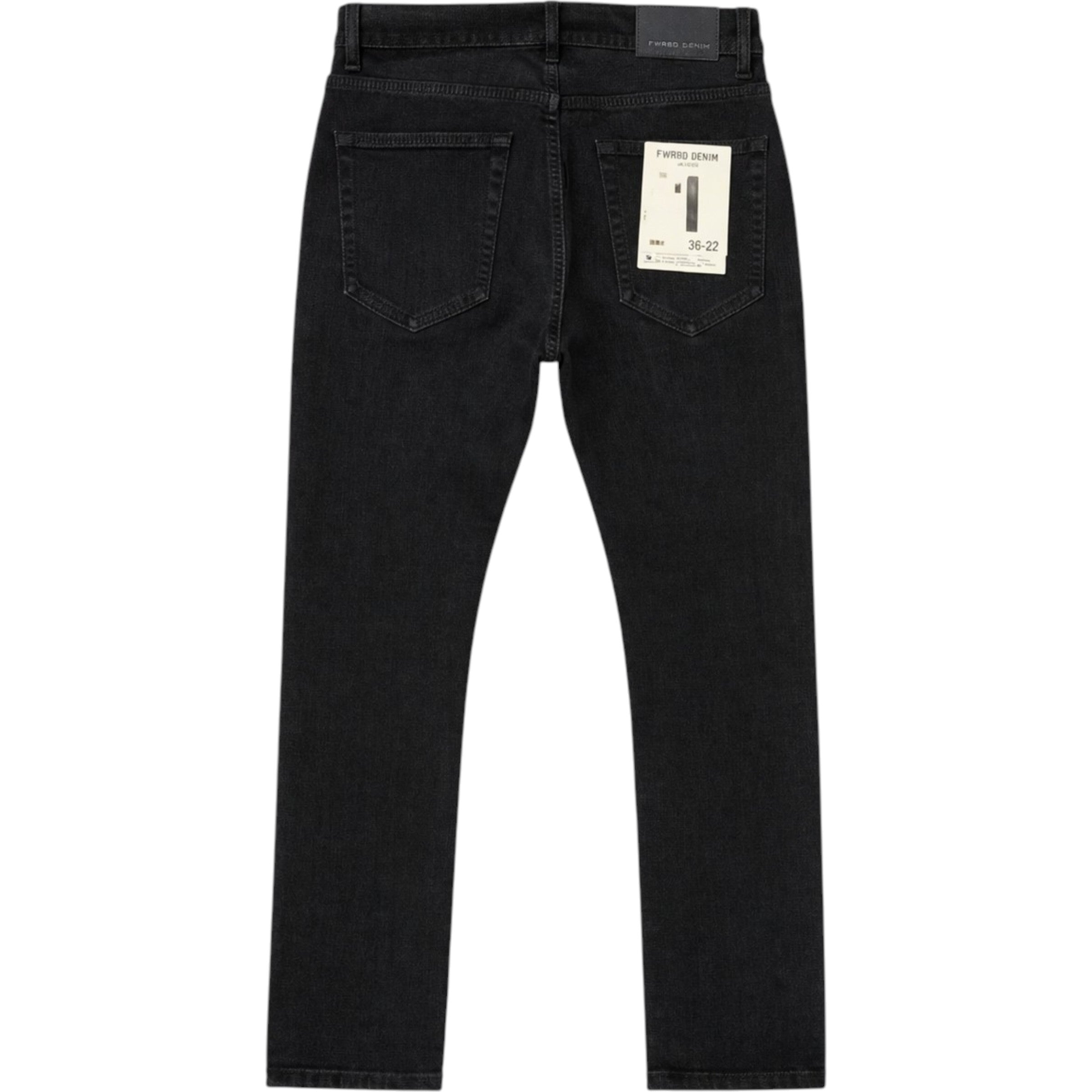 Men's Slim Fit Crystalized Distressed Denim In Black