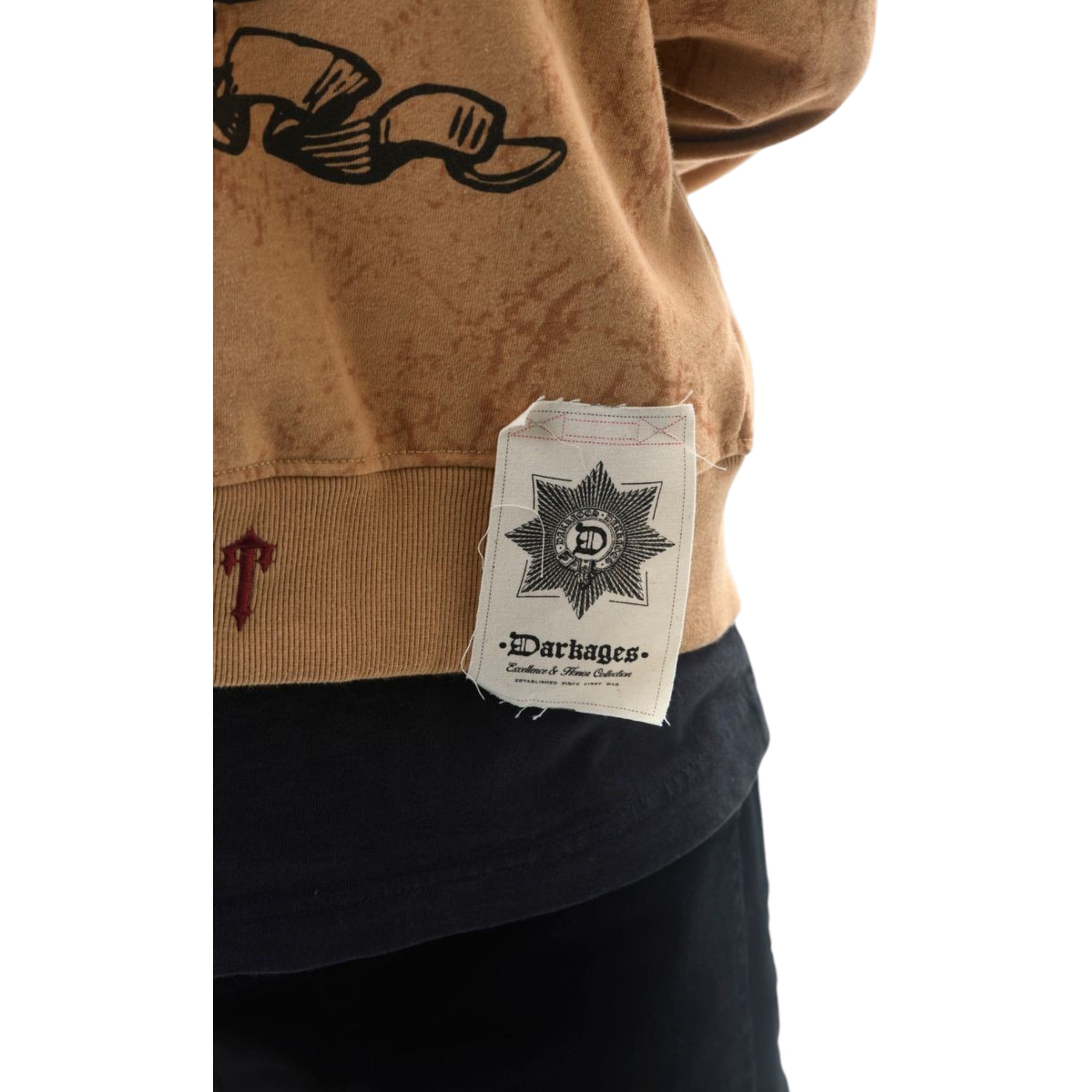 Men's  Zip Up Fleece Hoodie Loyalty Is Royalty In Timber