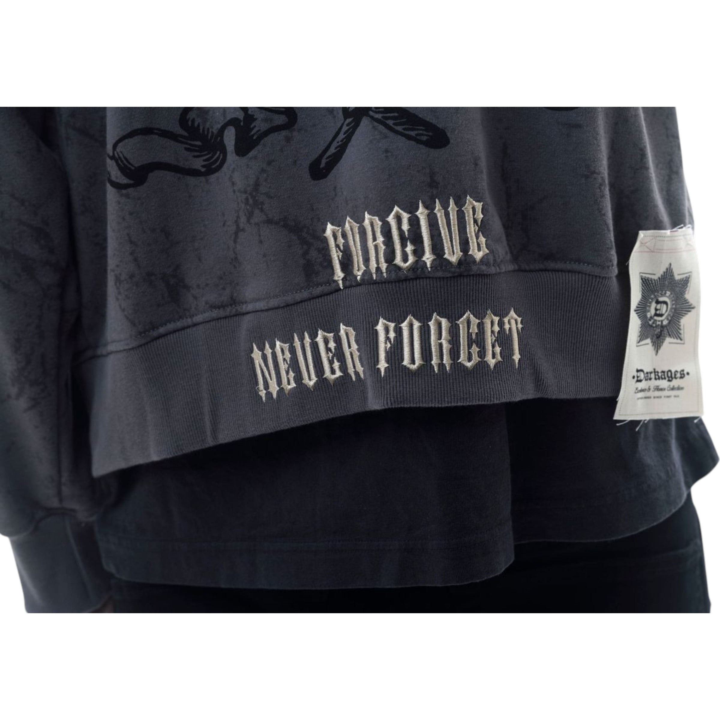Men's Loyalty Is Royalty Zip Fleece Hoodie In Dark Grey