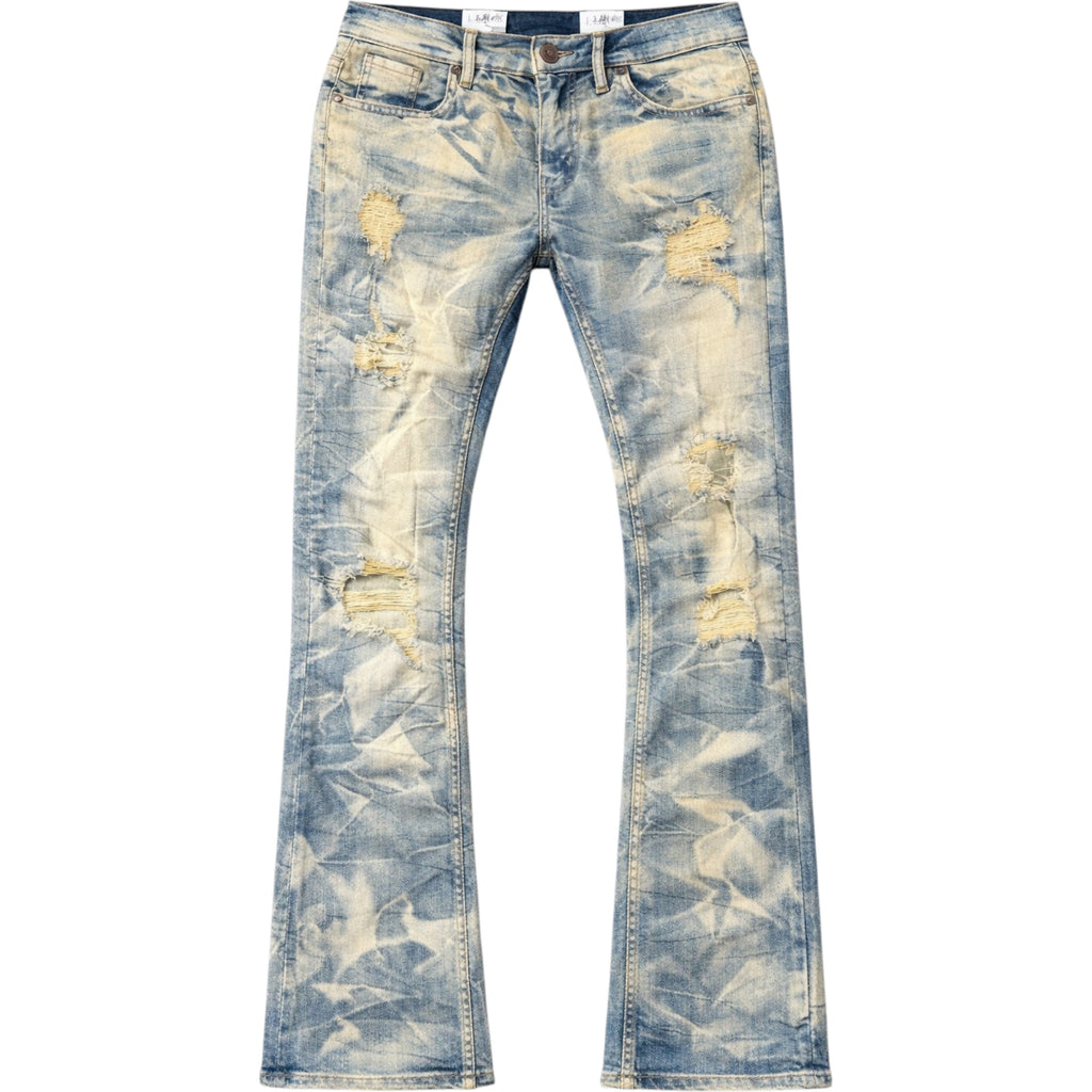 Men's Stacked Explosion Denim In Light Tint