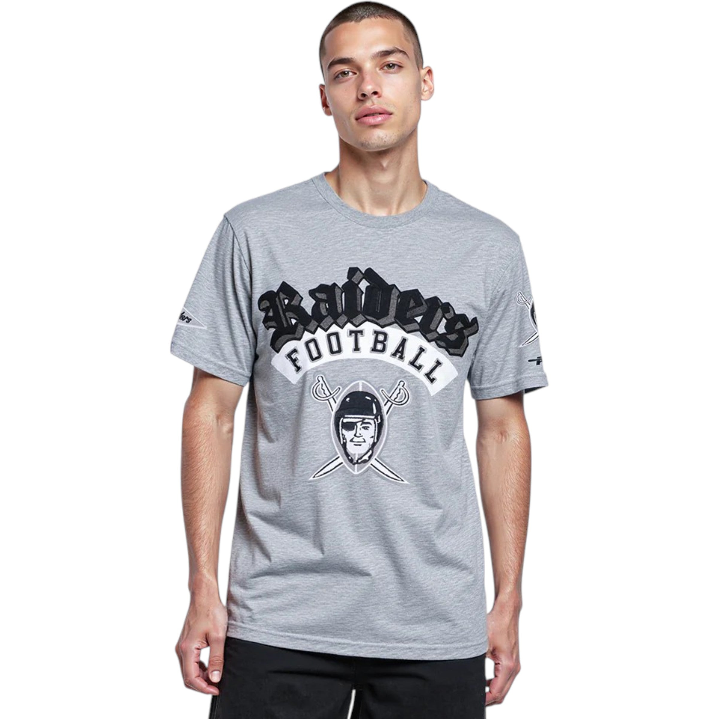 Las Vegas Raiders Best Of Drop Shoulder Tee In Grey