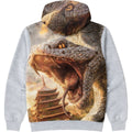 Men's Saint Snake Tapestry Fleece Hoodie In Grey