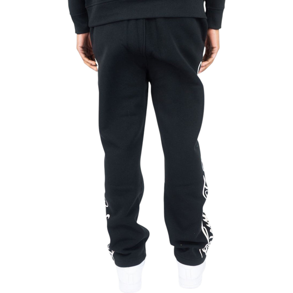 Men's Fleece Sweatpants Blessed In Black