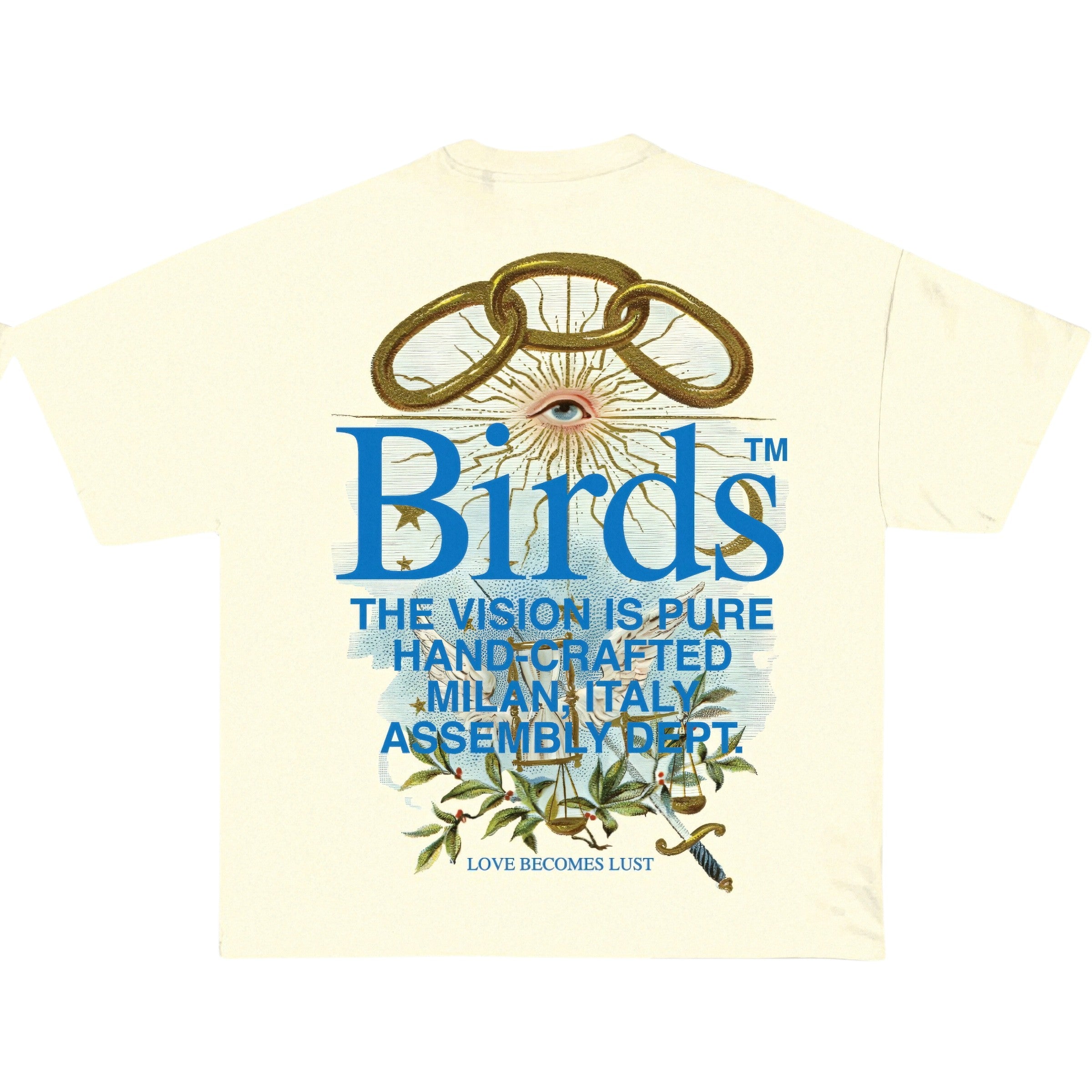 Third Eye Premium Box Tee In Cream