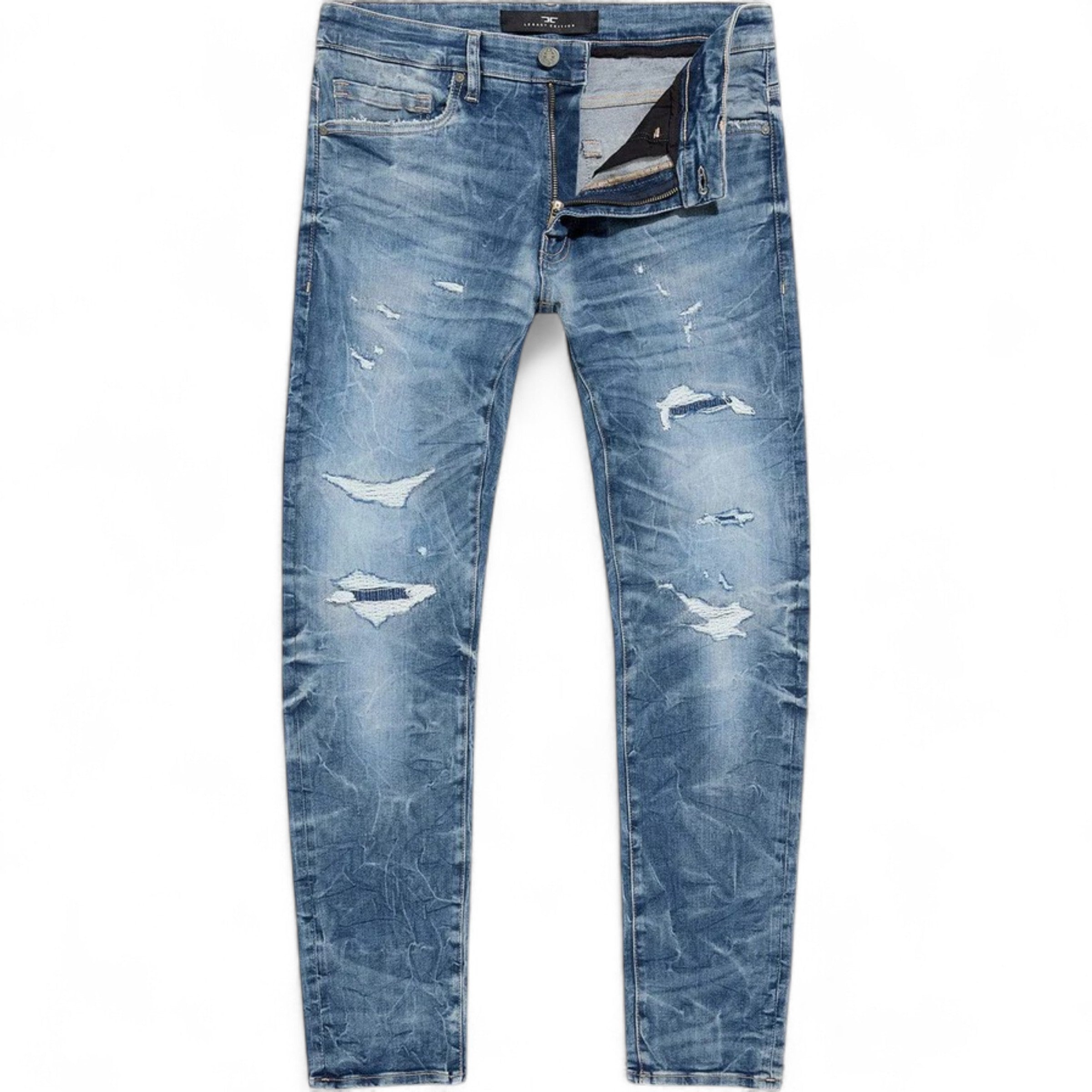 Men's Slim Fit Sean Denim Plain In Sea Foam