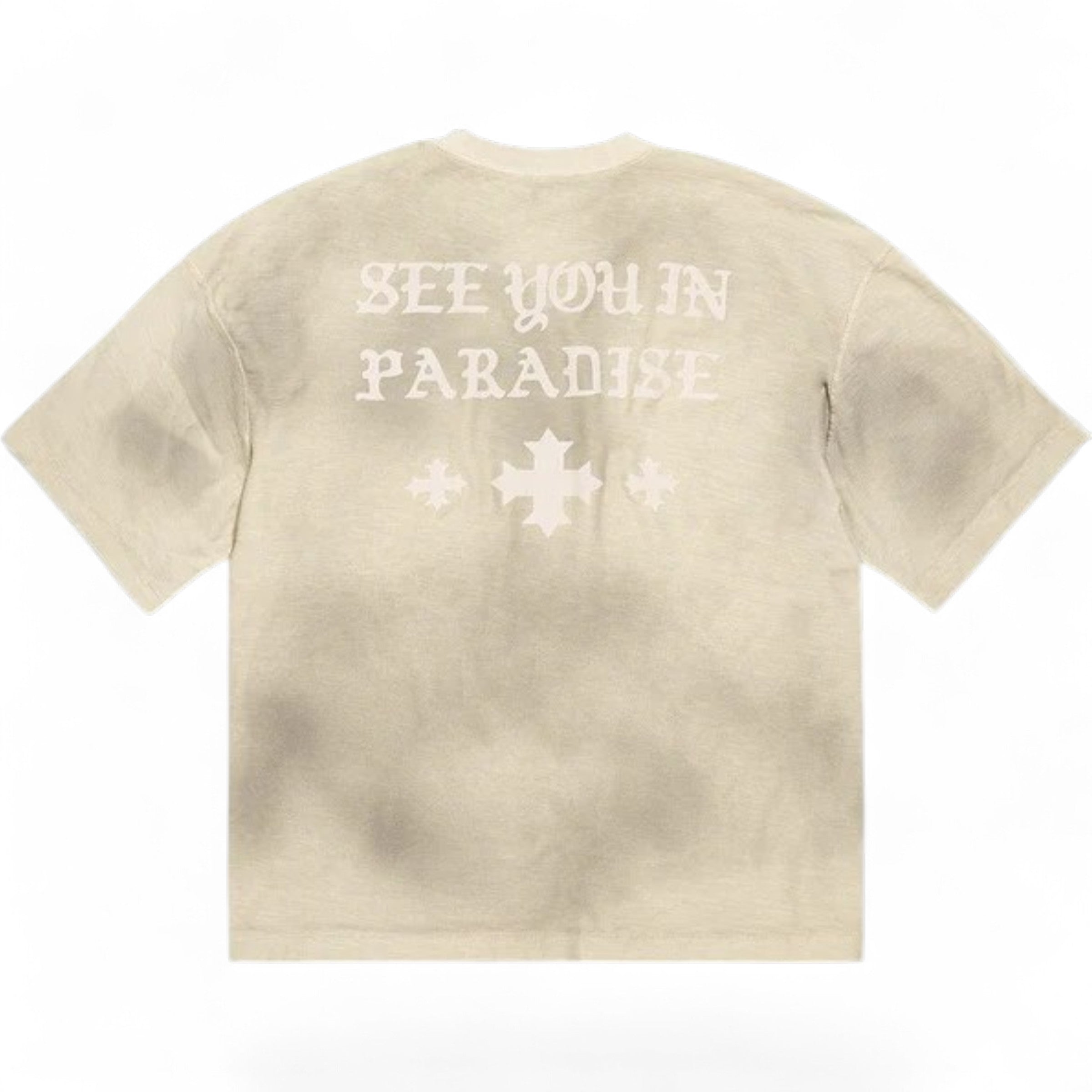 SYIP Inside Out Premium Tee In Cream Wash