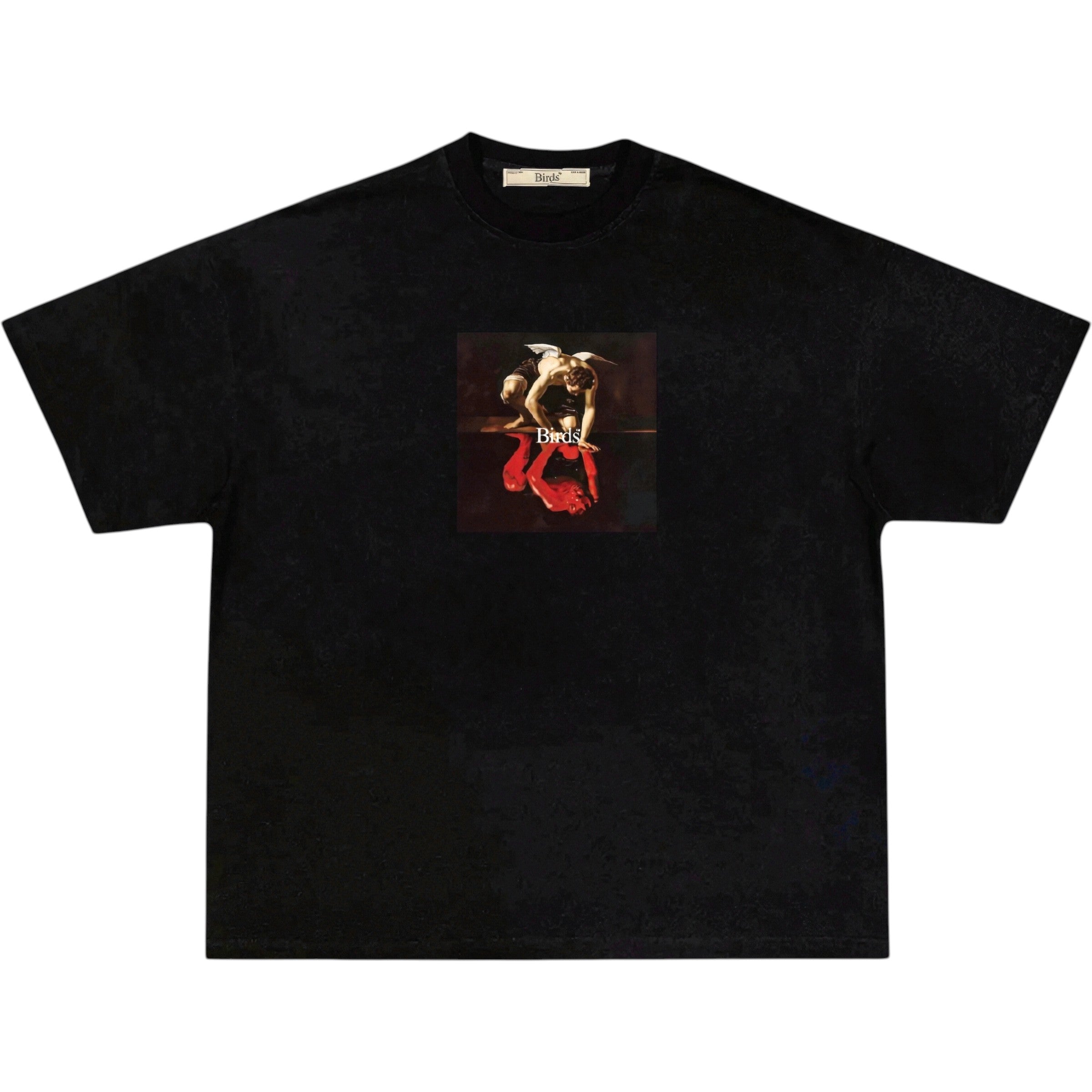 Set My Demons Free Premium Box Tee In Black