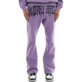 Men's Stacked Sweatpants Butterfly Effect In Purple