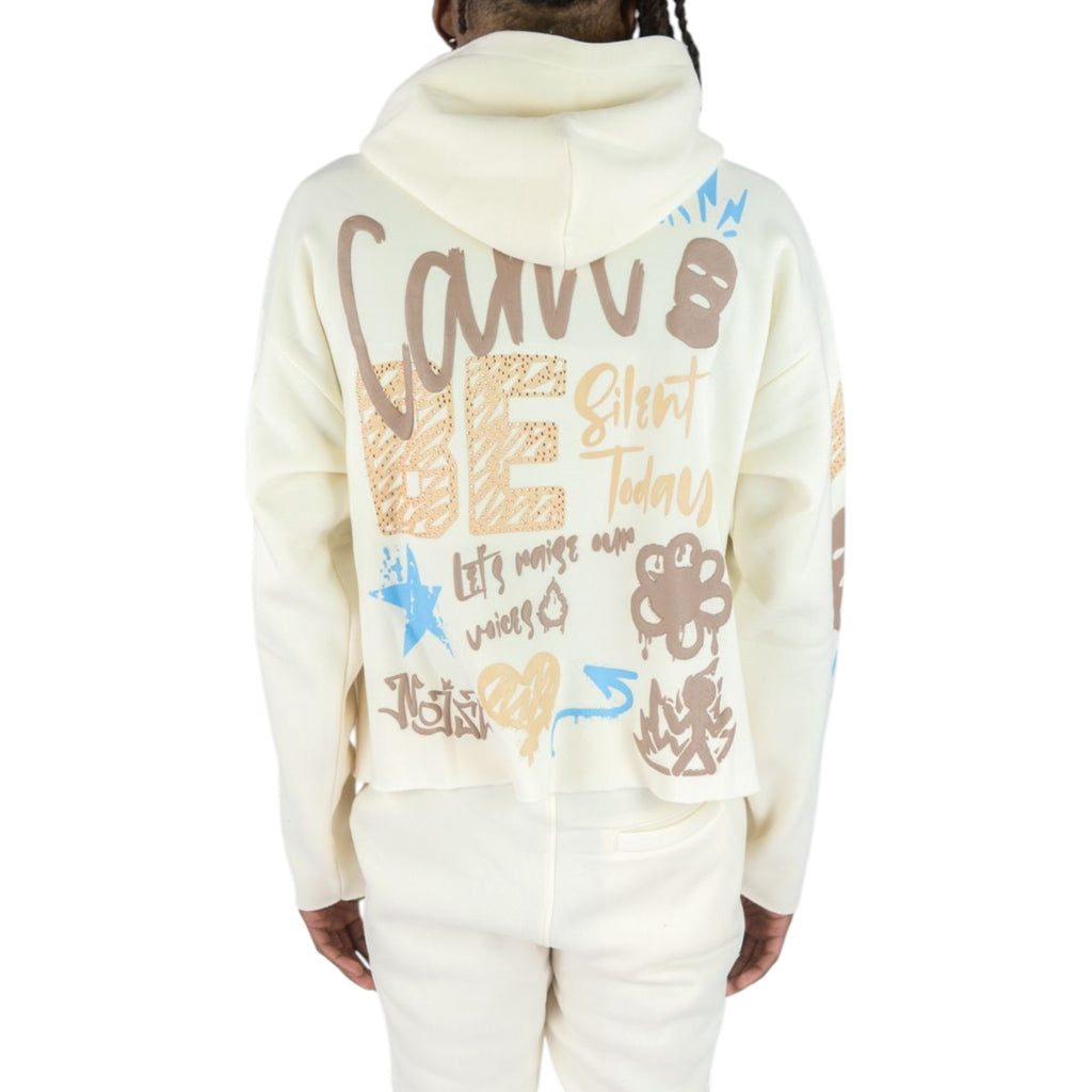 Men's Can't Be Fleece Hoodie In Cream