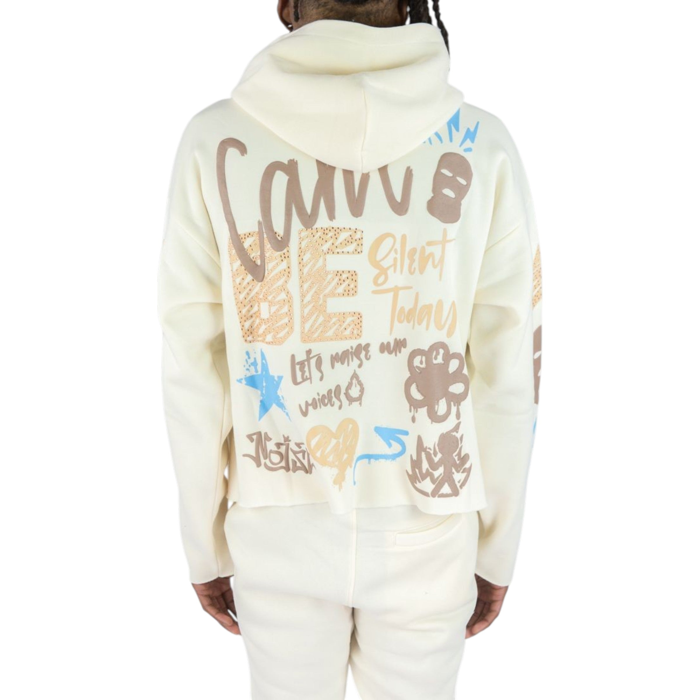 Men's Can't Be Fleece Hoodie In Cream