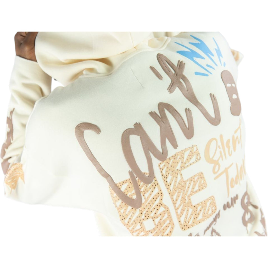 Men's Can't Be Fleece Hoodie In Cream