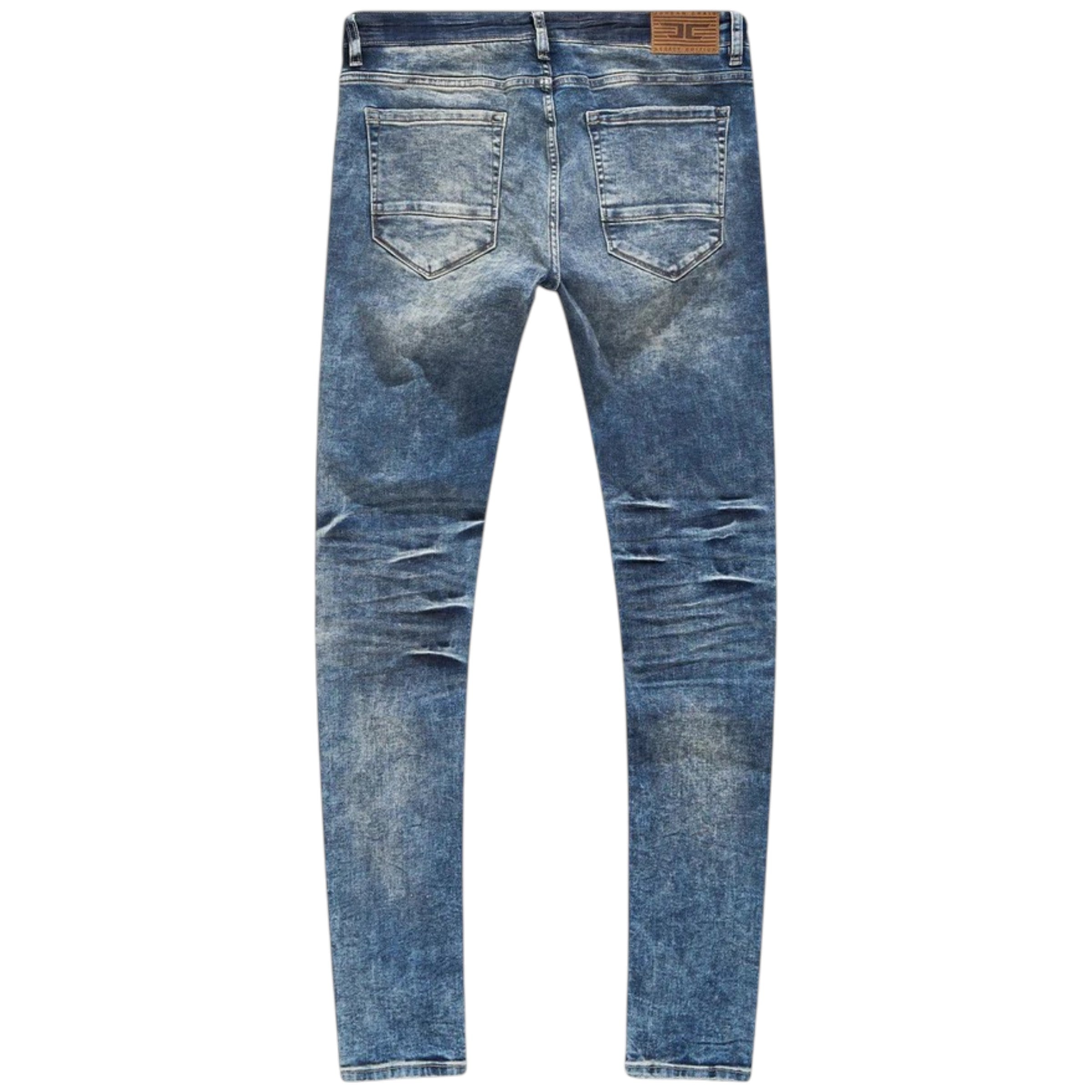 Men's Slim Fit Sean Small Rips Distressed Denim In Desert Storm
