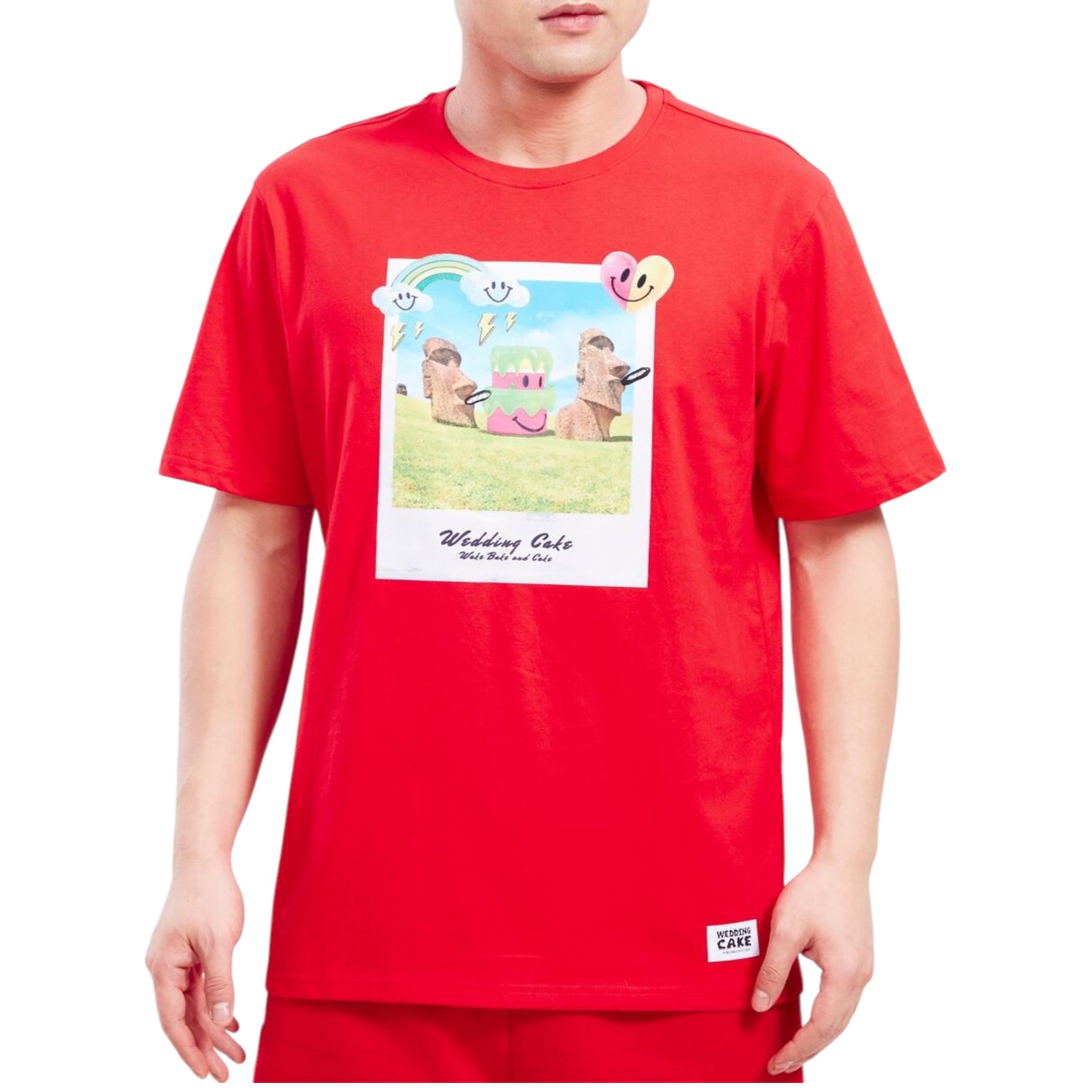Love All Over Tee In Red