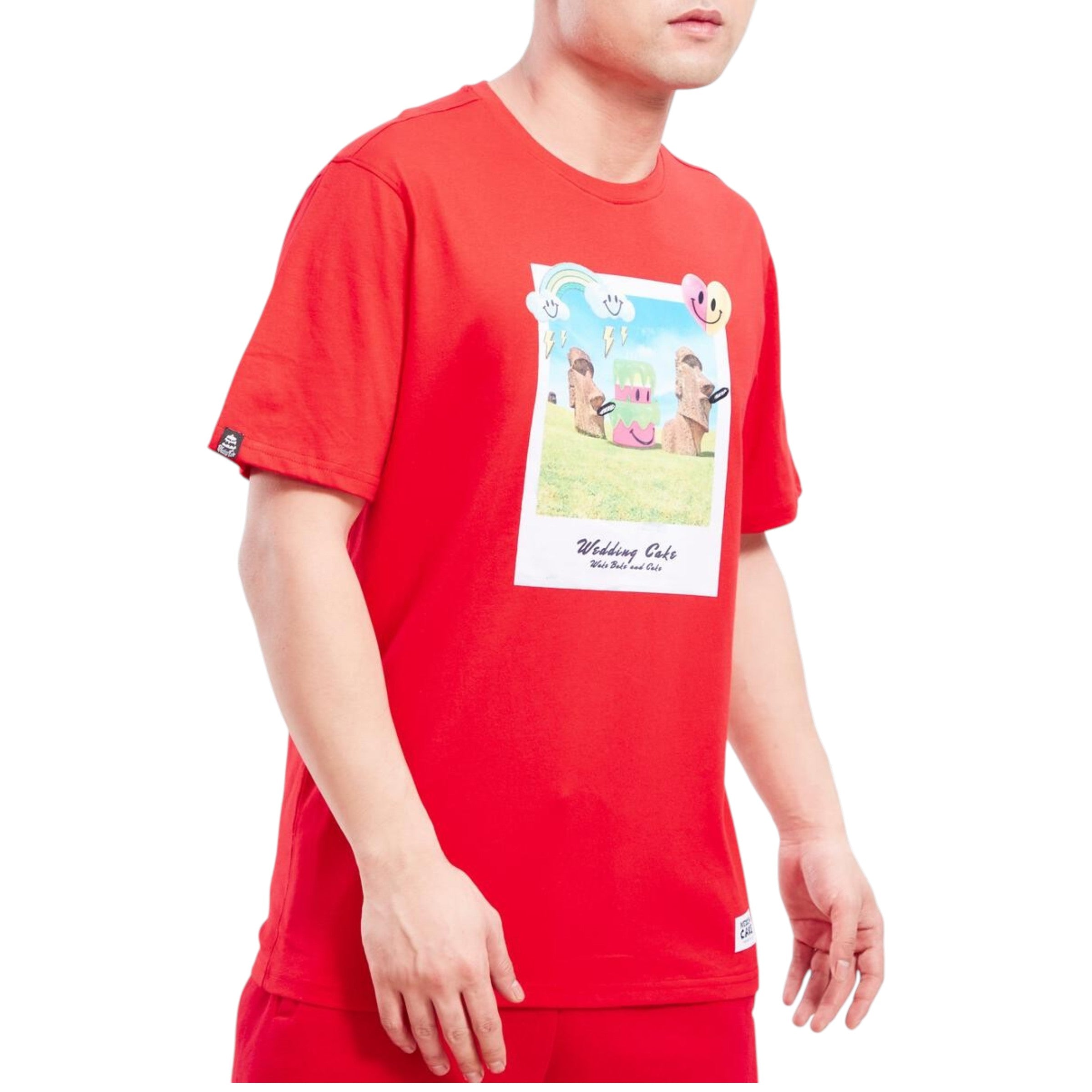 Love All Over Tee In Red